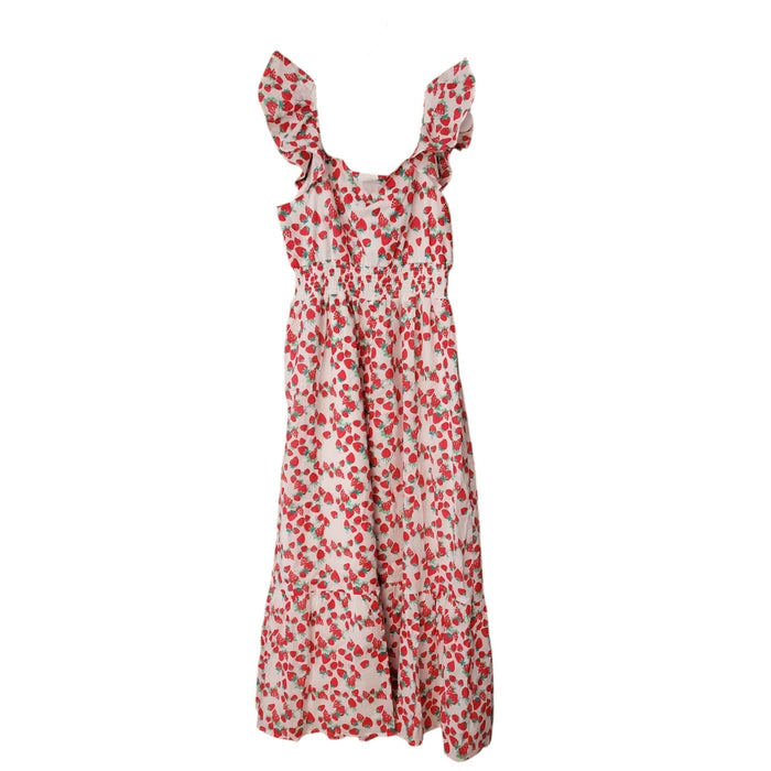 Betsey Johnson Women's Strawberry V-Neck Maxi Dress