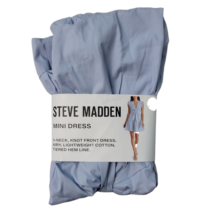 Steve Madden Women's Elastic Waist Sleeveless Mini Dress