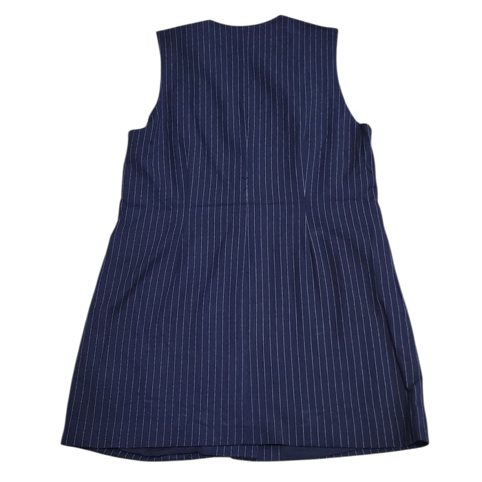 Steve Madden Women's Machine Washable Pinstripe Sleeveless Mini Dress