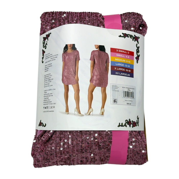 Betsey Johnson Women's Relaxed Fit Sequin Mini Dress