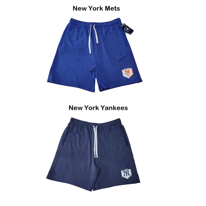 Genuine Merchandise Men's MLB Fleece Lined Drawstring Shorts