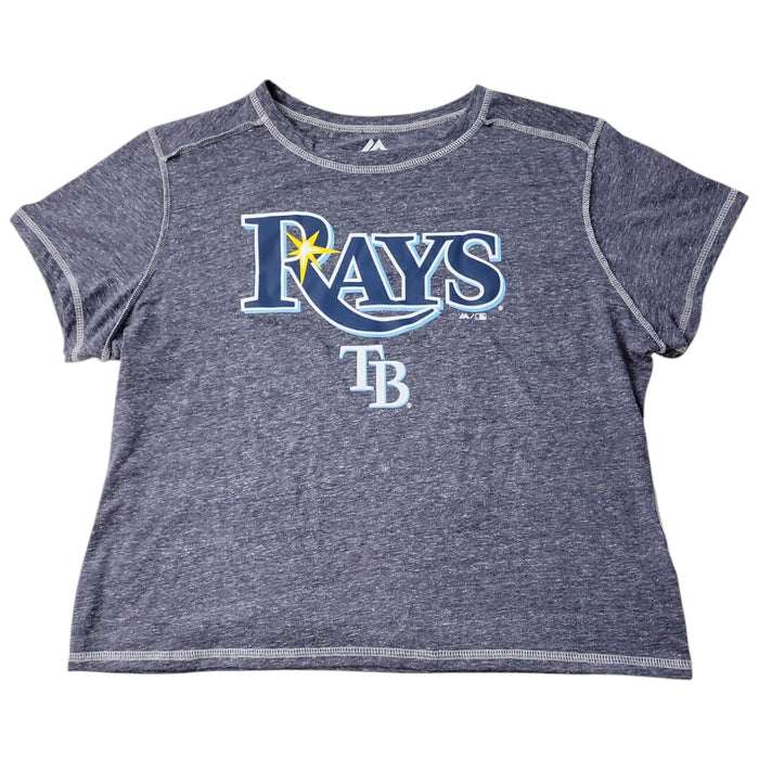 Majestic Women's MLB Team Inside Out Seam Crewneck T-Shirt