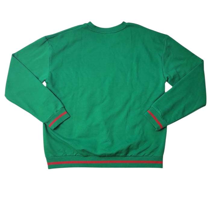 Grinch Kids Holiday Themed Embroidery Soft Sweatshirt