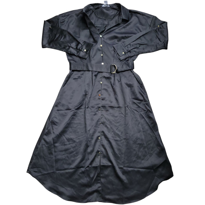 French Connection Women's Tailored Fit Long Shirt Midi Dress