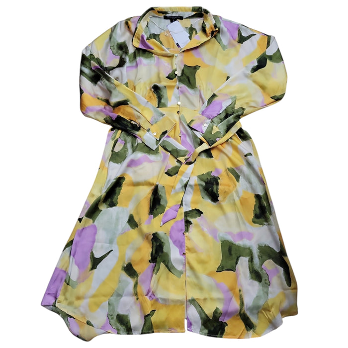 French Connection Women's Tailored Fit Long Shirt Midi Dress