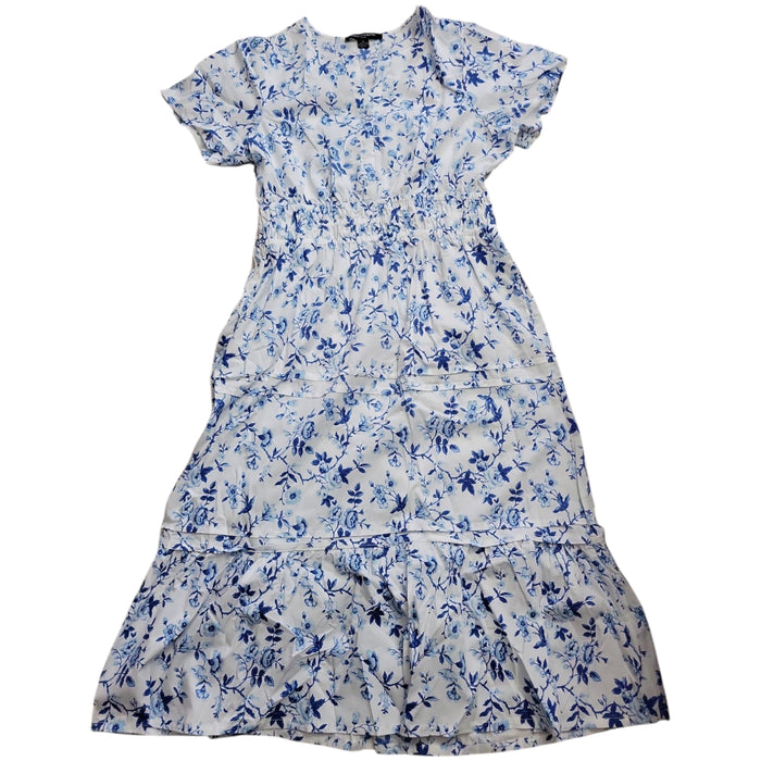 French Connection Women's Short Sleeve Buttons Maxi Dress