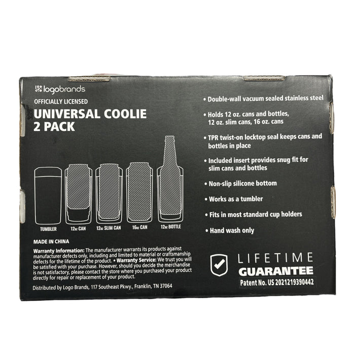 Logo Brands Officially Licensed Universal Coolie, 2 Pack - Hampton University