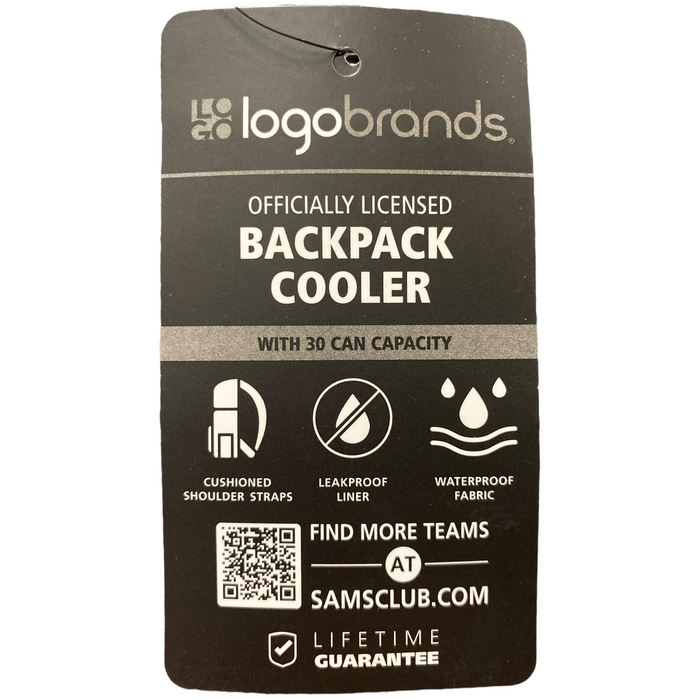 Logo Brands NFL 30 Can Leak-Proof Backpack Cooler, Arizona Cardinals