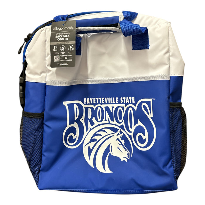 Logo Brands NCAA 30 Can Leak-Proof Backpack Cooler, Fayetteville State Broncos