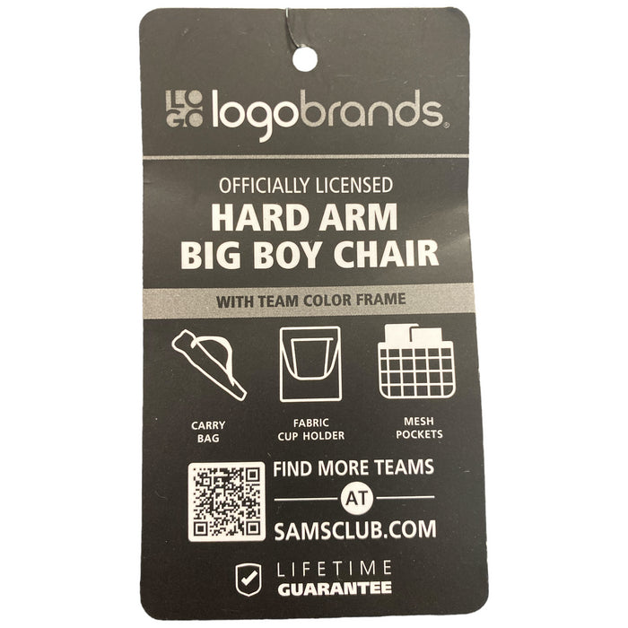Logo Brands NCAA Hard Arm Big Boy Chair, Fayetteville State Broncos