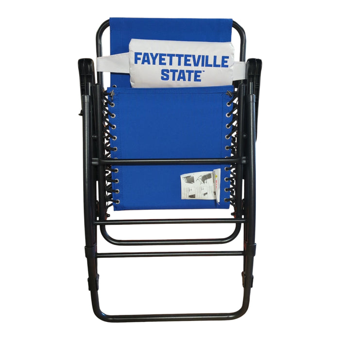 Logo Brands NCAA Folding & Portable Bungee Rocking Chair with Adjustable Pillow