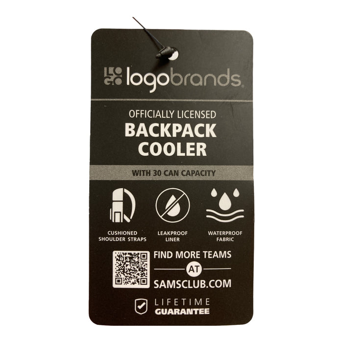 Logo Brands NCAA 30 Can Leak-Proof Backpack Cooler, Tennessee