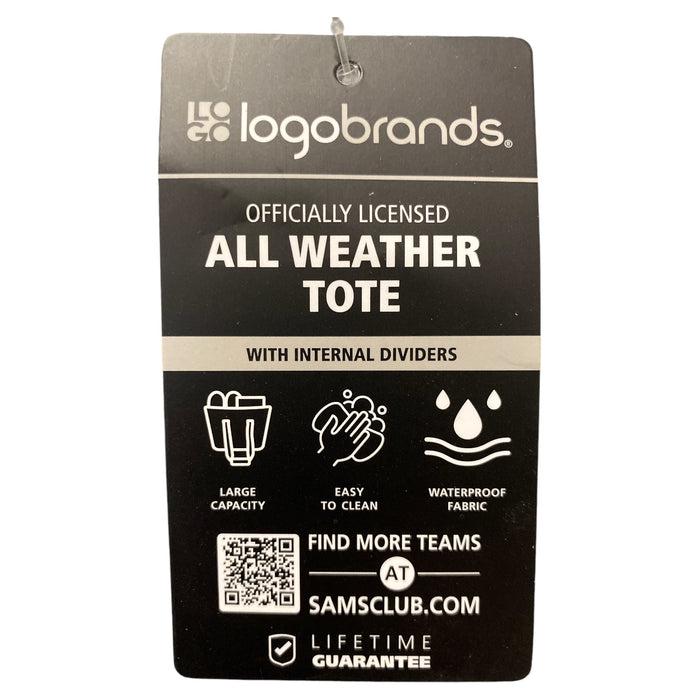Logo Brands NCAA All Weather Puncture Resistant Tote Bag, West Virginia