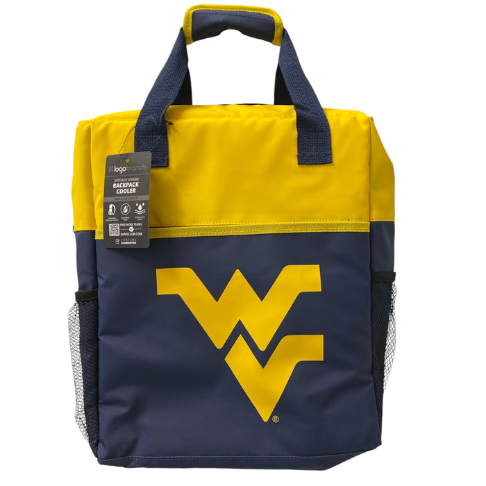 Logo Brands NCAA 30 Can Leak Proof Backpack Cooler West Virginia Ewirelessgear