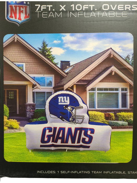 Logo Brands New York Giants Pre-Lit 7'x10' Team Inflatable