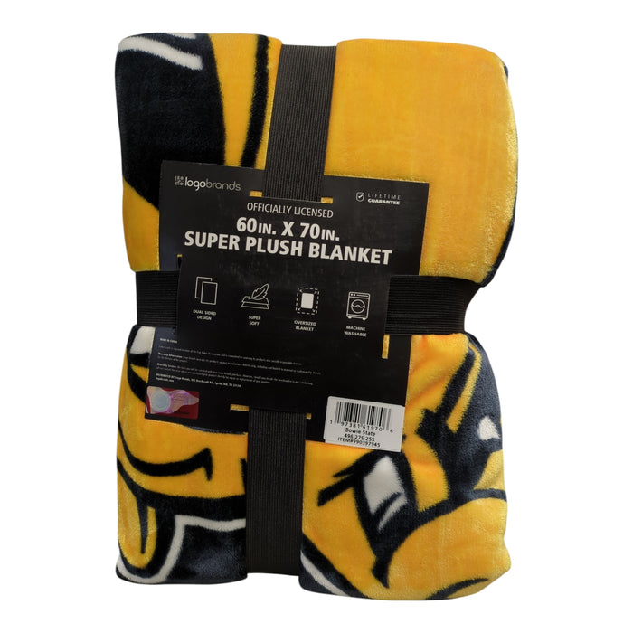 Logo Brands NCAA Super Plush Blanket, 60inx70in, Bowie State University