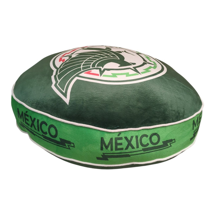 Logo Brands World Cup 2026 Ultra Soft & Stretchy Fleece Puff Pillow, Mexico