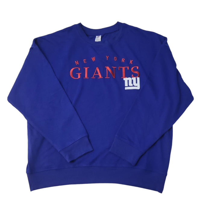 NFL Women's Relaxed Fit Chest Embroidery Long Sleeve Pullover