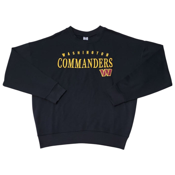 NFL Women's Relaxed Fit Chest Embroidery Long Sleeve Pullover