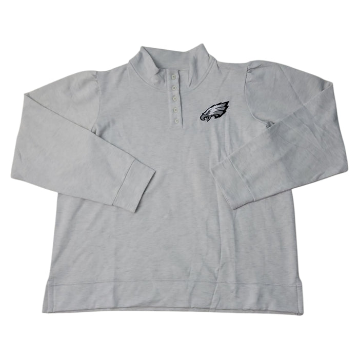 Team Apparel Women's NFL Long Sleeve Henley Pullover