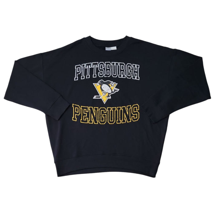 NHL Women's Long Sleeve Relaxed Fit Soft Warm Comfort Pullover