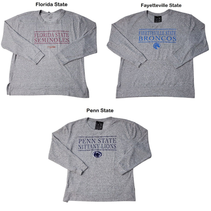 Liv Casual NCAA Women's Super Soft Lounge Long Sleeve Shirt