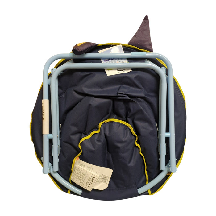 Licensed 27" Kids Folding Saucer Chair with Durable Steel Frame