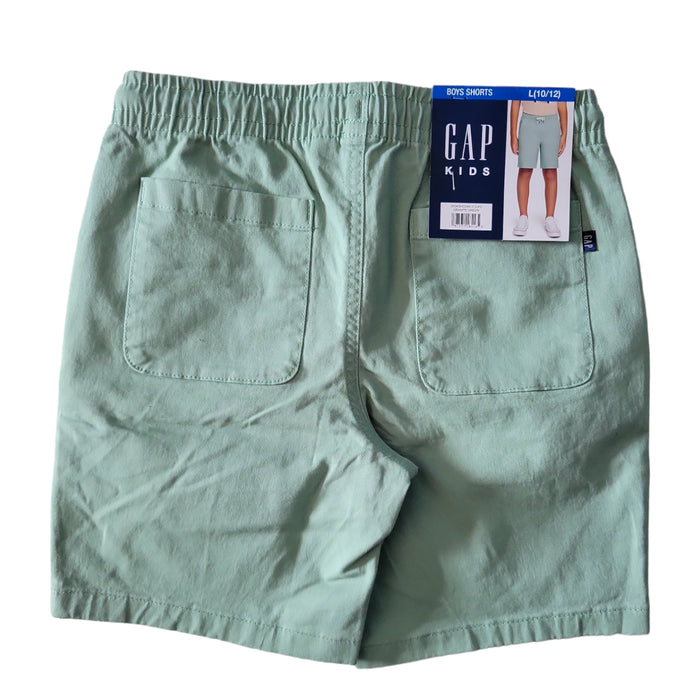 Gap Kids Boys Pull On Elastic Waistband Front & Back Pockets Stretch Soft Twill Shorts