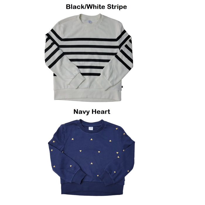 Gap Kids Girls High-Low Hem Soft & Comfortable Crew Sweatshirt