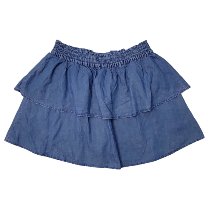 Gap Kids Girls Elastic Waistband Pull-On Comfortable Tiered Skort