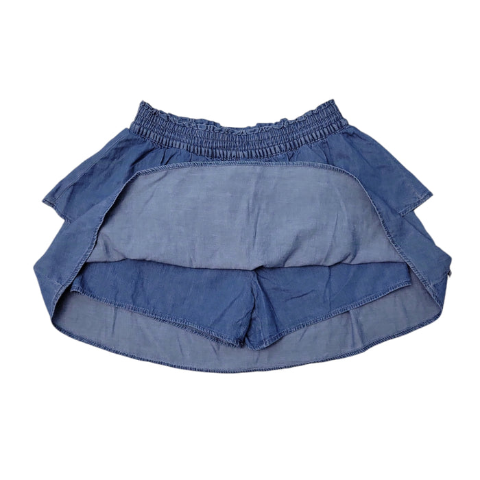 Gap Kids Girls Soft Lightweight Relaxed Fit Pull-On Tiered Skort