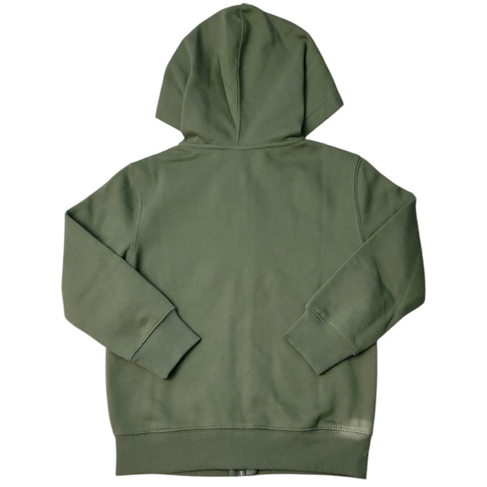 Gap Kids Boys Full Zip Embroidery Logo Fleece Hoodie