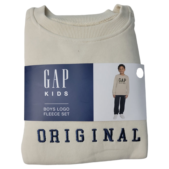 Gap Kids Boys Toddler Logo Fleece Crew Neck & Jogger Matching Set