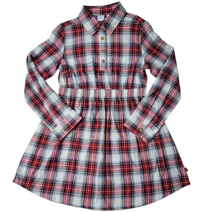 Gap Kids Girls Casual Easy Care Knee Length Long Sleeve Dress