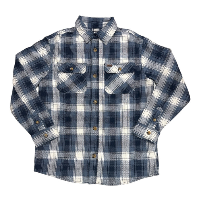 Buffalo Men's Relaxed Fit Long Sleeve Button-Up Shirt Jacket w/ Pockets