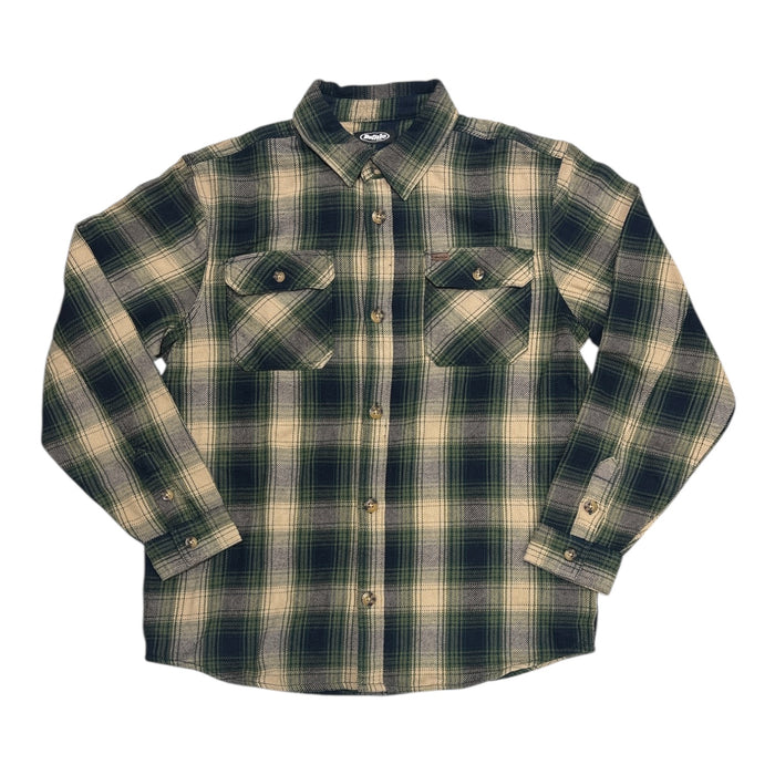 Buffalo Men's Relaxed Fit Long Sleeve Button-Up Shirt Jacket w/ Pockets