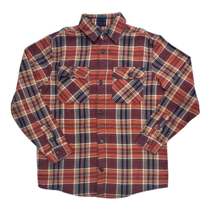 Buffalo Men's Relaxed Fit Long Sleeve Button-Up Shirt Jacket w/ Pockets