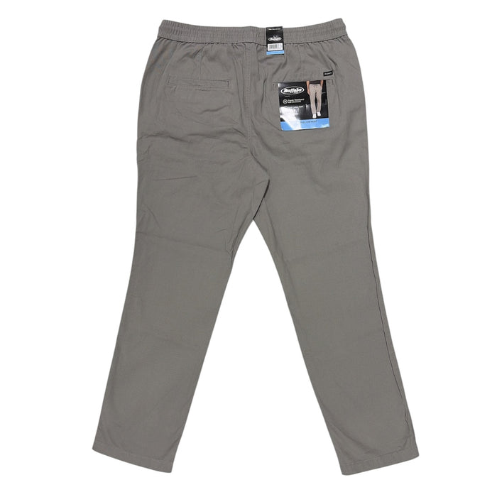 Buffalo Men's Relaxed Fit Comfortable Easy Pull-On Twill Pants