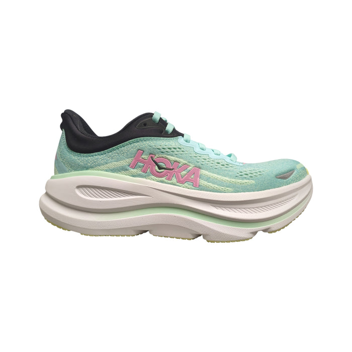 Hoka One One Women's Bondi 9 Comfort Lace Up Running Athletic Sneaker