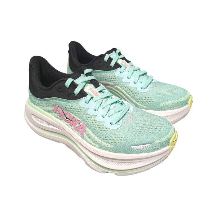 Hoka One One Women's Bondi 9 Comfort Lace Up Running Athletic Sneaker