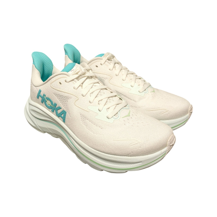 Hoka One One Women's Clifton 10 Comfort Lace Up Low Top Running Athletic Sneaker