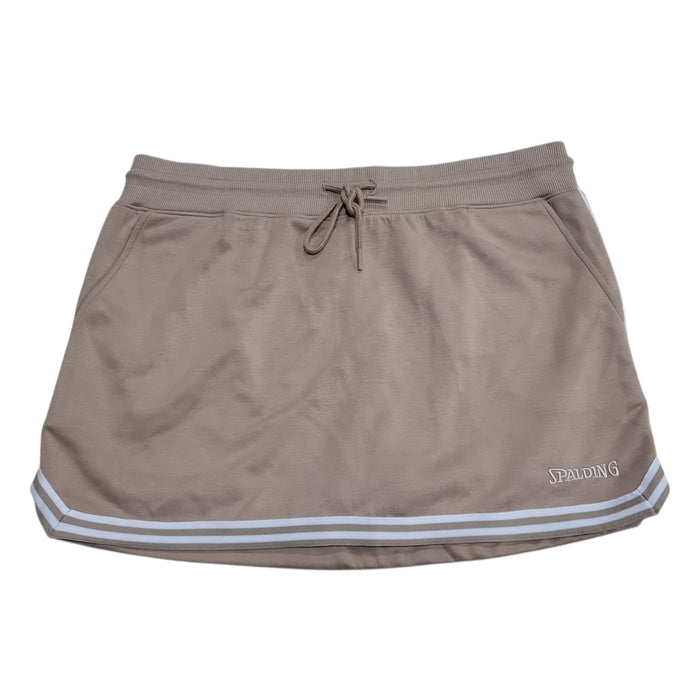 Spalding Women's Elastic Waist Side Pockets Relaxed Fit Skort