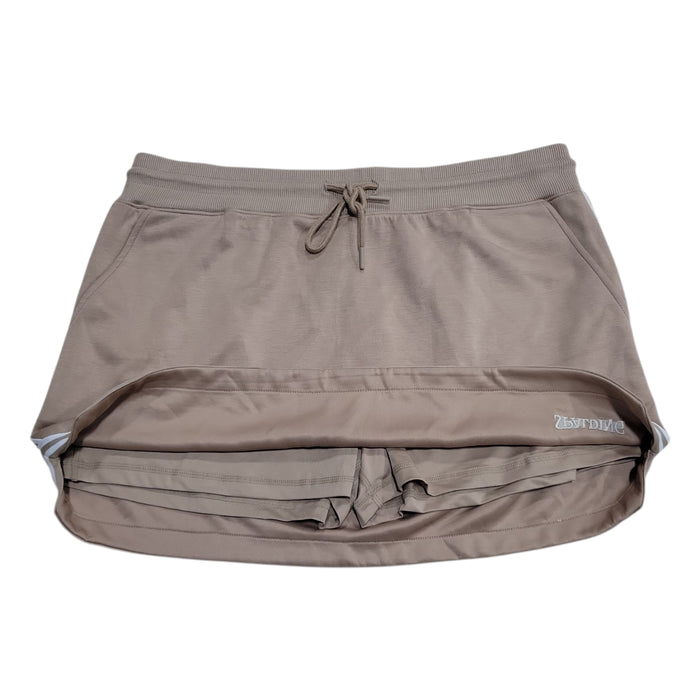 Spalding Women's Elastic Waist Side Pockets Relaxed Fit Skort