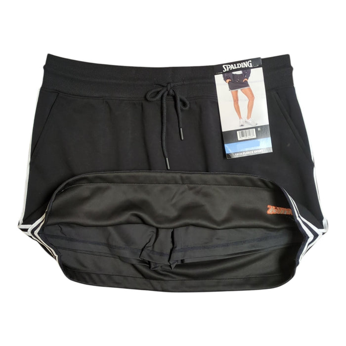Spalding Women's Elastic Waist Side Pockets Relaxed Fit Skort