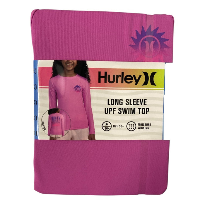 Hurley Girls Long Sleeve Moisture Wicking UV T-Shirt