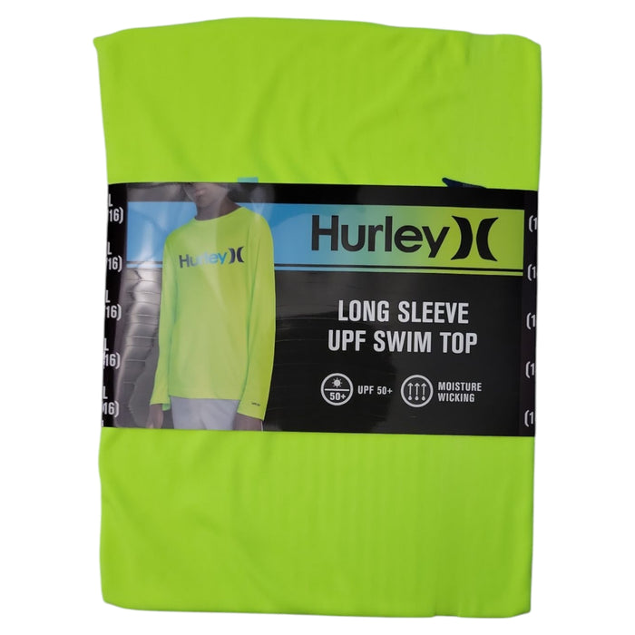 Hurley Boys Long Sleeve Moisture Wicking UV T-Shirt