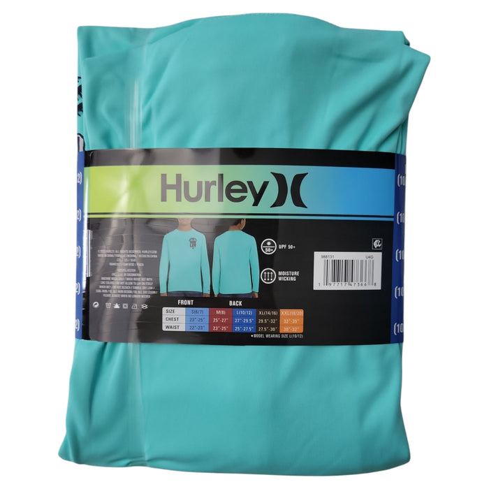 Hurley Boys Long Sleeve Moisture Wicking UV T-Shirt