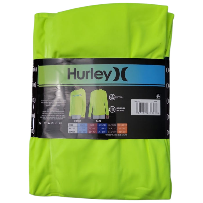 Hurley Boys Long Sleeve Moisture Wicking UV T-Shirt