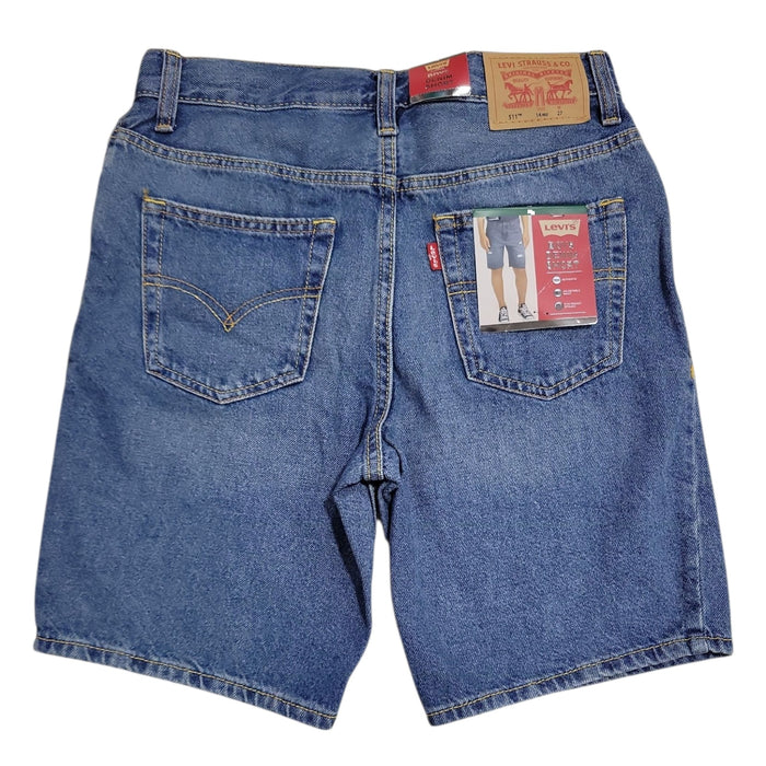 Levi's Boys 511 Flexible 5 Pockets Denim Slim Fit Shorts, 955655