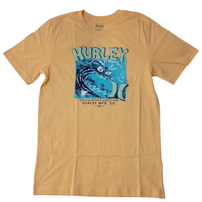 Hurley Boys Short Sleeve Lightweight Soft Graphic Tee